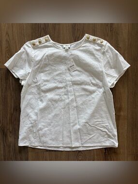 J. Crew Linen Top